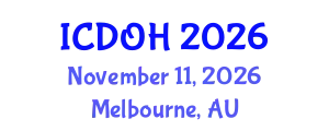 International Conference on Dentistry and Oral Health (ICDOH) November 11, 2026 - Melbourne, Australia