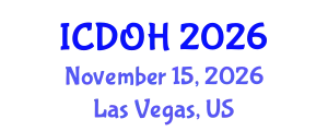 International Conference on Dentistry and Oral Health (ICDOH) November 15, 2026 - Las Vegas, United States