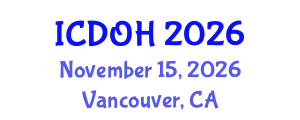 International Conference on Dentistry and Oral Health (ICDOH) November 15, 2026 - Vancouver, Canada