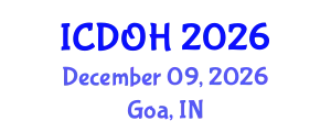 International Conference on Dentistry and Oral Health (ICDOH) December 09, 2026 - Goa, India