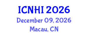 International Conference on Nursing and Healthcare Informatics (ICNHI) December 09, 2026 - Macau, China