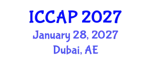 International Conference on Child and Adolescent Psychopathology (ICCAP) January 28, 2027 - Dubai, United Arab Emirates