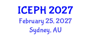 International Conference on Epidemiology and Public Health (ICEPH) February 25, 2027 - Sydney, Australia