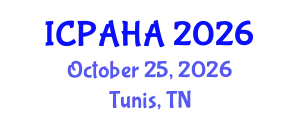 International Conference on Philosophy, Archaeology, History and Anthropology (ICPAHA) October 25, 2026 - Tunis, Tunisia