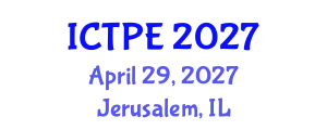 International Conference on Traffic and Pavement Engineering (ICTPE) April 29, 2027 - Jerusalem, Israel