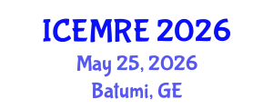 International Conference on Energy Management and Renewable Energy (ICEMRE) May 25, 2026 - Batumi, Georgia
