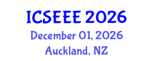 International Conference on Solar Energy and Energy Efficiency (ICSEEE) December 01, 2026 - Auckland, New Zealand