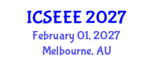 International Conference on Solar Energy and Energy Efficiency (ICSEEE) February 01, 2027 - Melbourne, Australia