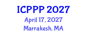 International Conference on Plant Physiology and Pathology (ICPPP) April 17, 2027 - Marrakesh, Morocco