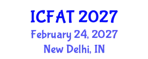 International Conference on Fisheries and Aquaculture Technology (ICFAT) February 24, 2027 - New Delhi, India