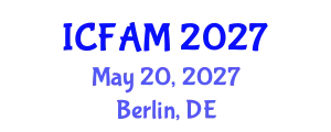 International Conference on Fisheries and Aquaculture Management (ICFAM) May 20, 2027 - Berlin, Germany