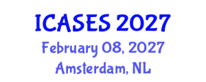 International Conference on Architectural Science and Environmental Sustainability (ICASES) February 08, 2027 - Amsterdam, Netherlands