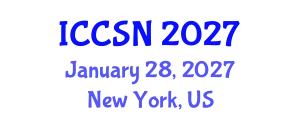 International Conference on Cognitive Science and Neuropsychology (ICCSN) January 28, 2027 - New York, United States