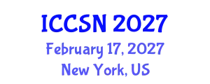 International Conference on Cognitive Science and Neuropsychology (ICCSN) February 17, 2027 - New York, United States