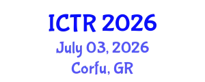International Conference on Tuberculosis Research (ICTR) July 03, 2026 - Corfu, Greece