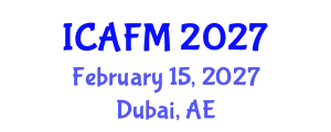 International Conference on Advanced Functional Materials (ICAFM) February 15, 2027 - Dubai, United Arab Emirates