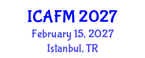 International Conference on Advanced Functional Materials (ICAFM) February 15, 2027 - Istanbul, Turkey