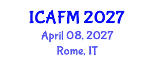 International Conference on Advanced Functional Materials (ICAFM) April 08, 2027 - Rome, Italy