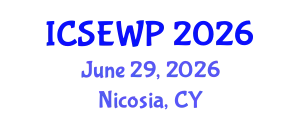 International Conference on Soil Erosion and Water Pollution (ICSEWP) June 29, 2026 - Nicosia, Cyprus