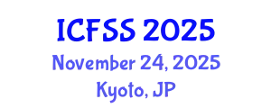International Conference on Food Science and Security (ICFSS) November 24, 2025 - Kyoto, Japan