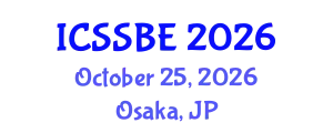 International Conference on Smart and Sustainable Built Environment (ICSSBE) October 25, 2026 - Osaka, Japan