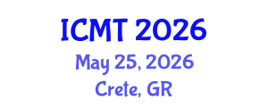 International Conference on Music Therapy (ICMT) May 25, 2026 - Crete, Greece