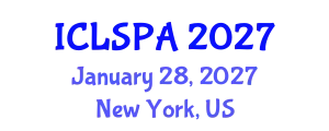 International Conference on Localization and Signal Processing Algorithms (ICLSPA) January 28, 2027 - New York, United States