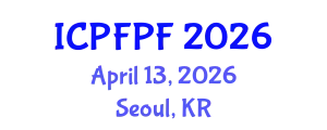 International Conference on Probiotics, Functional and Pediatrics Foods (ICPFPF) April 13, 2026 - Seoul, Republic of Korea