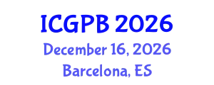 International Conference on Grapevine Physiology and Biotechnology (ICGPB) December 16, 2026 - Barcelona, Spain