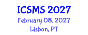 International Conference on Sensors for Medical Systems (ICSMS) February 08, 2027 - Lisbon, Portugal