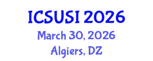 International Conference on Structures Under Shock and Impact (ICSUSI) March 30, 2026 - Algiers, Algeria