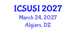 International Conference on Structures Under Shock and Impact (ICSUSI) March 24, 2027 - Algiers, Algeria