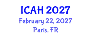 International Conference on Architectural History (ICAH) February 22, 2027 - Paris, France