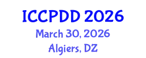 International Conference on Clinical Pharmacy and Drug Development (ICCPDD) March 30, 2026 - Algiers, Algeria