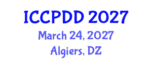 International Conference on Clinical Pharmacy and Drug Development (ICCPDD) March 24, 2027 - Algiers, Algeria