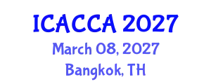 International Conference on Agriculture and Climate Change Adaptation (ICACCA) March 08, 2027 - Bangkok, Thailand
