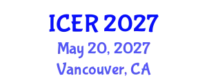 International Conference on Ecological Restoration (ICER) May 20, 2027 - Vancouver, Canada