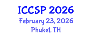 International Conference on Clinical and Social Psychology (ICCSP) February 23, 2026 - Phuket, Thailand