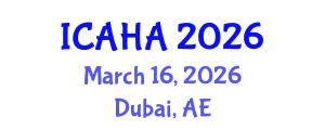 International Conference on Alternative Healthcare and Acupuncture (ICAHA) March 16, 2026 - Dubai, United Arab Emirates