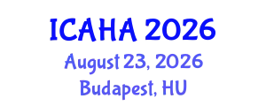 International Conference on Alternative Healthcare and Acupuncture (ICAHA) August 23, 2026 - Budapest, Hungary
