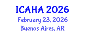 International Conference on Alternative Healthcare and Acupuncture (ICAHA) February 23, 2026 - Buenos Aires, Argentina