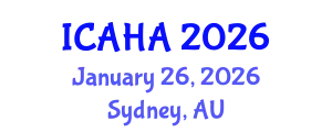International Conference on Alternative Healthcare and Acupuncture (ICAHA) January 26, 2026 - Sydney, Australia