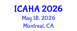 International Conference on Alternative Healthcare and Acupuncture (ICAHA) May 18, 2026 - Montreal, Canada