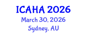 International Conference on Alternative Healthcare and Acupuncture (ICAHA) March 30, 2026 - Sydney, Australia