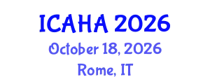 International Conference on Alternative Healthcare and Acupuncture (ICAHA) October 18, 2026 - Rome, Italy