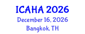 International Conference on Alternative Healthcare and Acupuncture (ICAHA) December 16, 2026 - Bangkok, Thailand