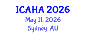 International Conference on Alternative Healthcare and Acupuncture (ICAHA) May 11, 2026 - Sydney, Australia