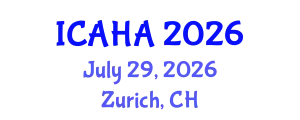 International Conference on Alternative Healthcare and Acupuncture (ICAHA) July 29, 2026 - Zurich, Switzerland