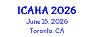 International Conference on Alternative Healthcare and Acupuncture (ICAHA) June 15, 2026 - Toronto, Canada