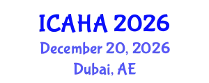 International Conference on Alternative Healthcare and Acupuncture (ICAHA) December 20, 2026 - Dubai, United Arab Emirates